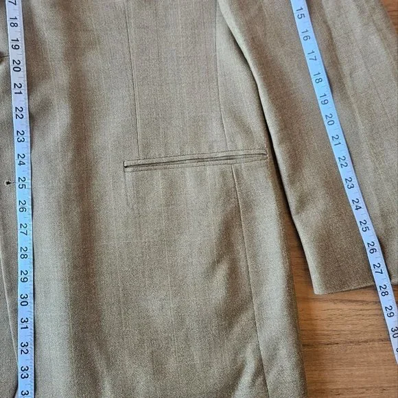 Oscar DeLaRenta Mens Blazer Sports Coat Casual Jacket Size 46L Wool